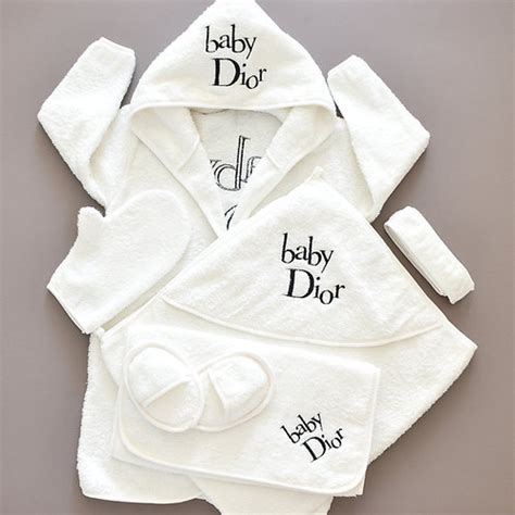 ruban dior baby|baby Dior bathrobe.